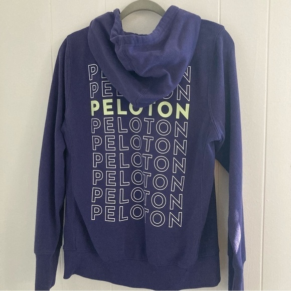 Peloton Ultimate Fleece Zip Hoodie Purple Size Large - Picture 5 of 7
